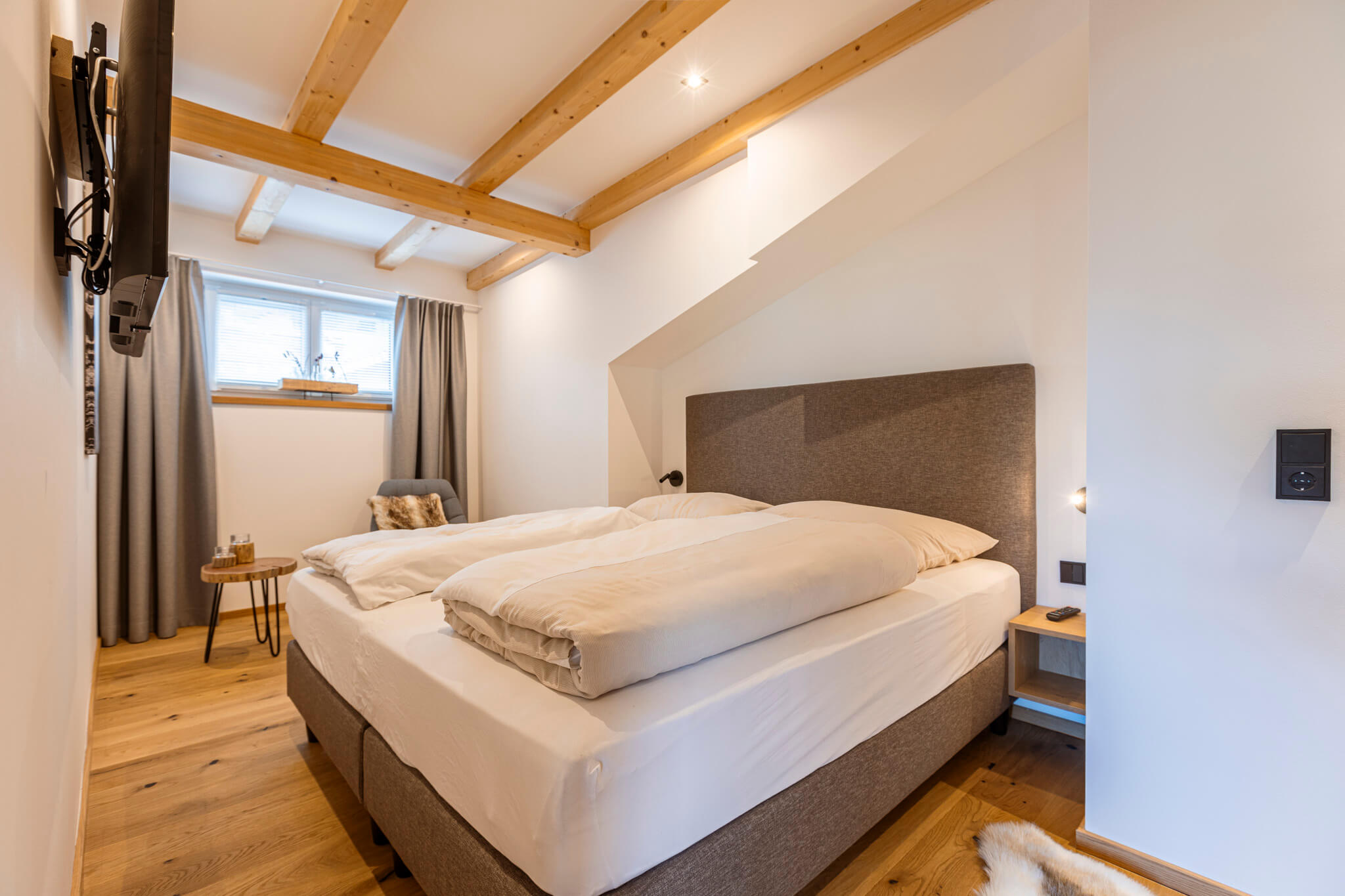 Schlafzimmer - Zugspitz Suites Lermoos Schlafzimmer - Zugspitz Suites Lermoos