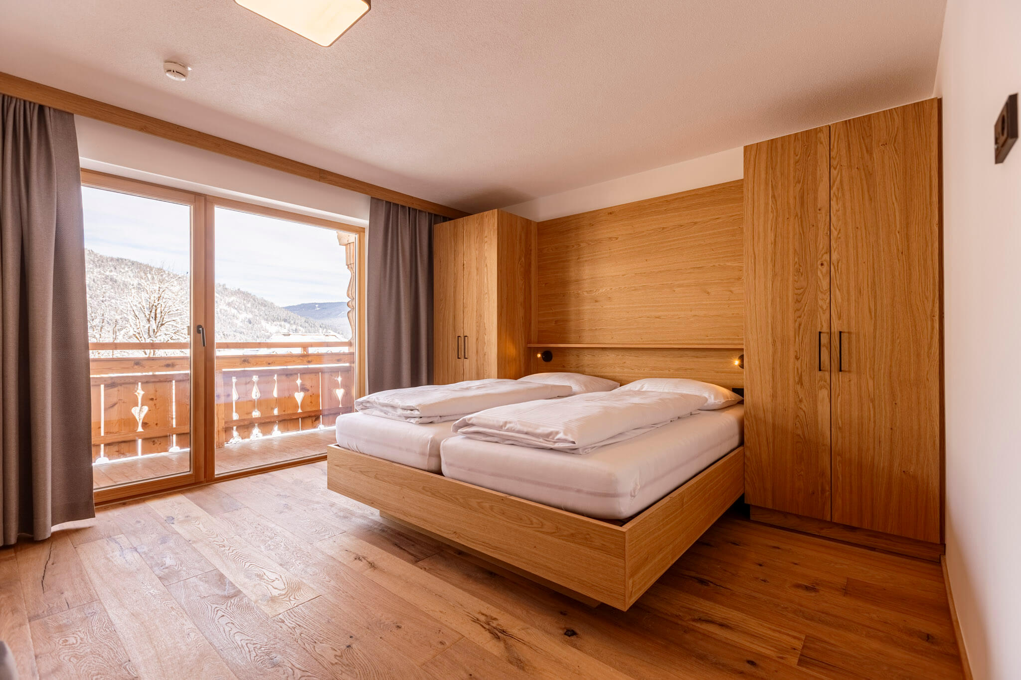Schlafzimmer - Zugspitz Suites Lermoos Schlafzimmer - Zugspitz Suites Lermoos