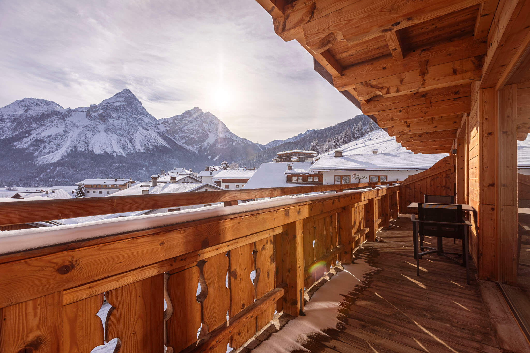 Balkon - Zugspitz Suites Lermoos Balkon - Zugspitz Suites Lermoos