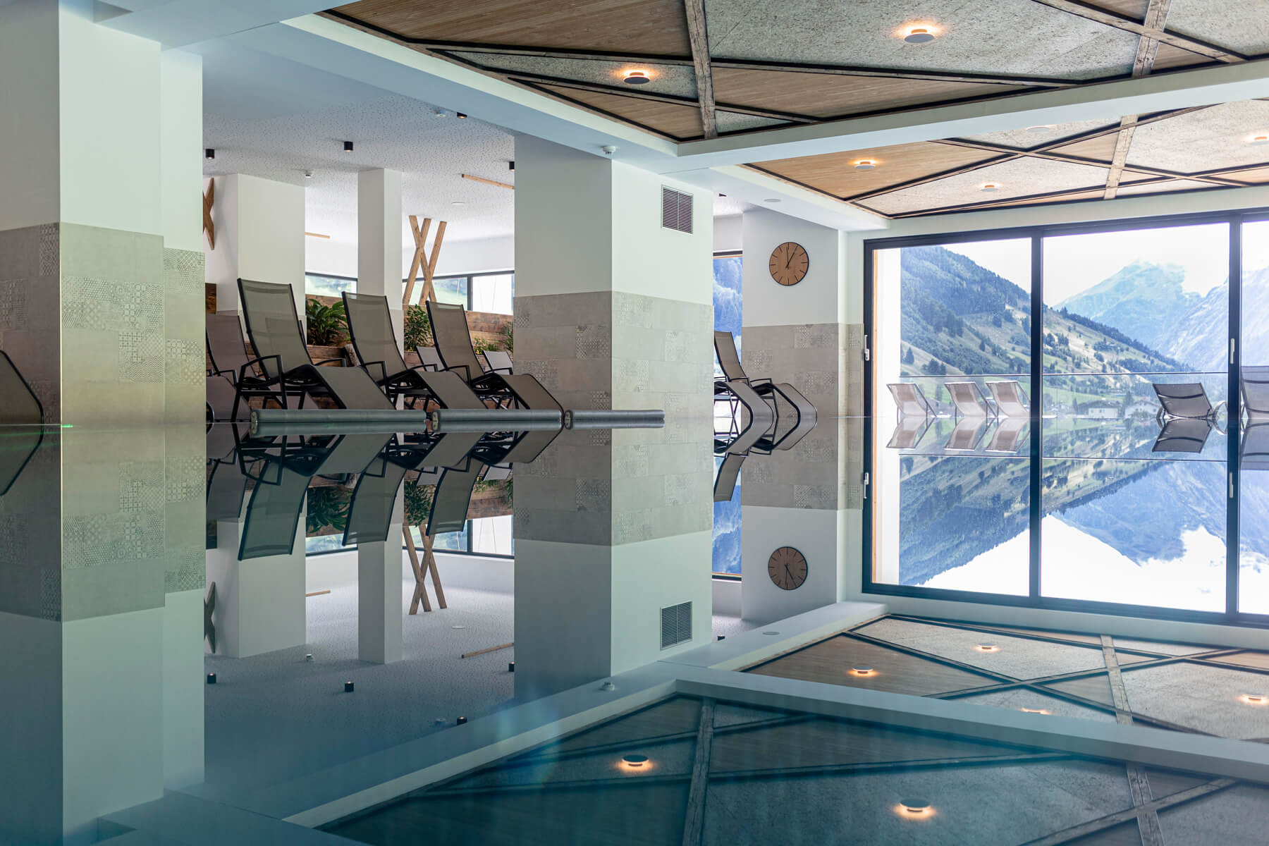 Wellnessbereich im Carpe Solem Rauris an der Skipiste Wellnessbereich im Carpe Solem Rauris an der Skipiste