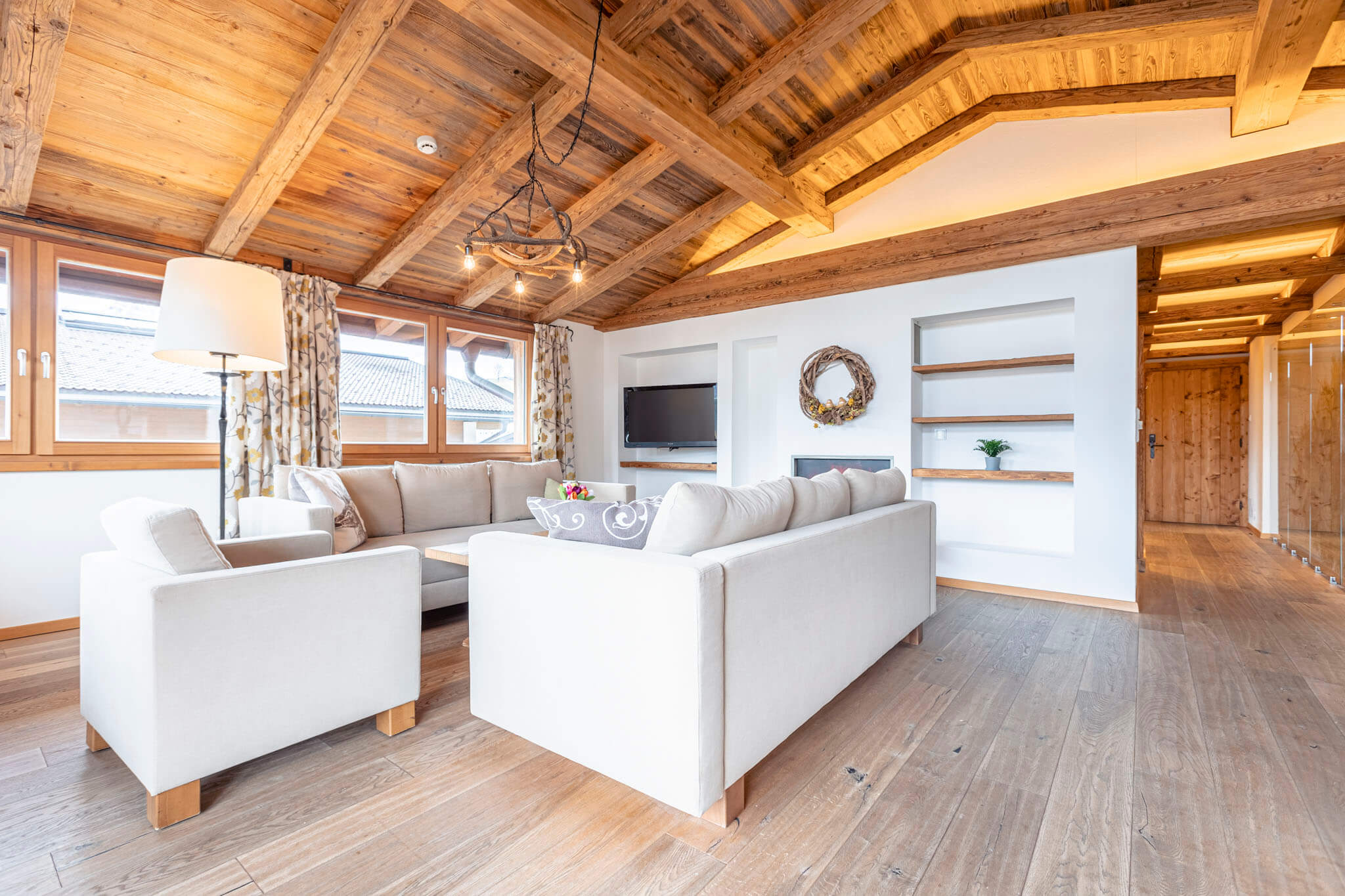 Wohnbereich Penthouse Wilder Kaiser - Dorfresort Kitzbühel Wohnbereich Penthouse Wilder Kaiser - Dorfresort Kitzbühel