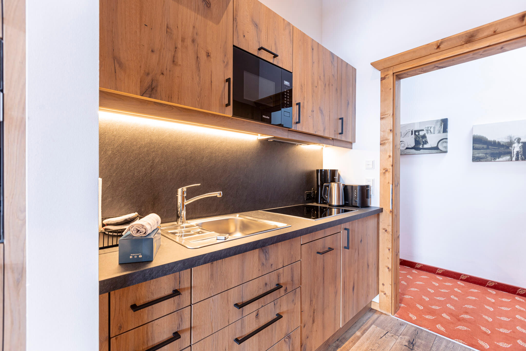 Küche Penthouse Hahnenkamm - Dorfresort Kitzbühel Küche Penthouse Hahnenkamm - Dorfresort Kitzbühel