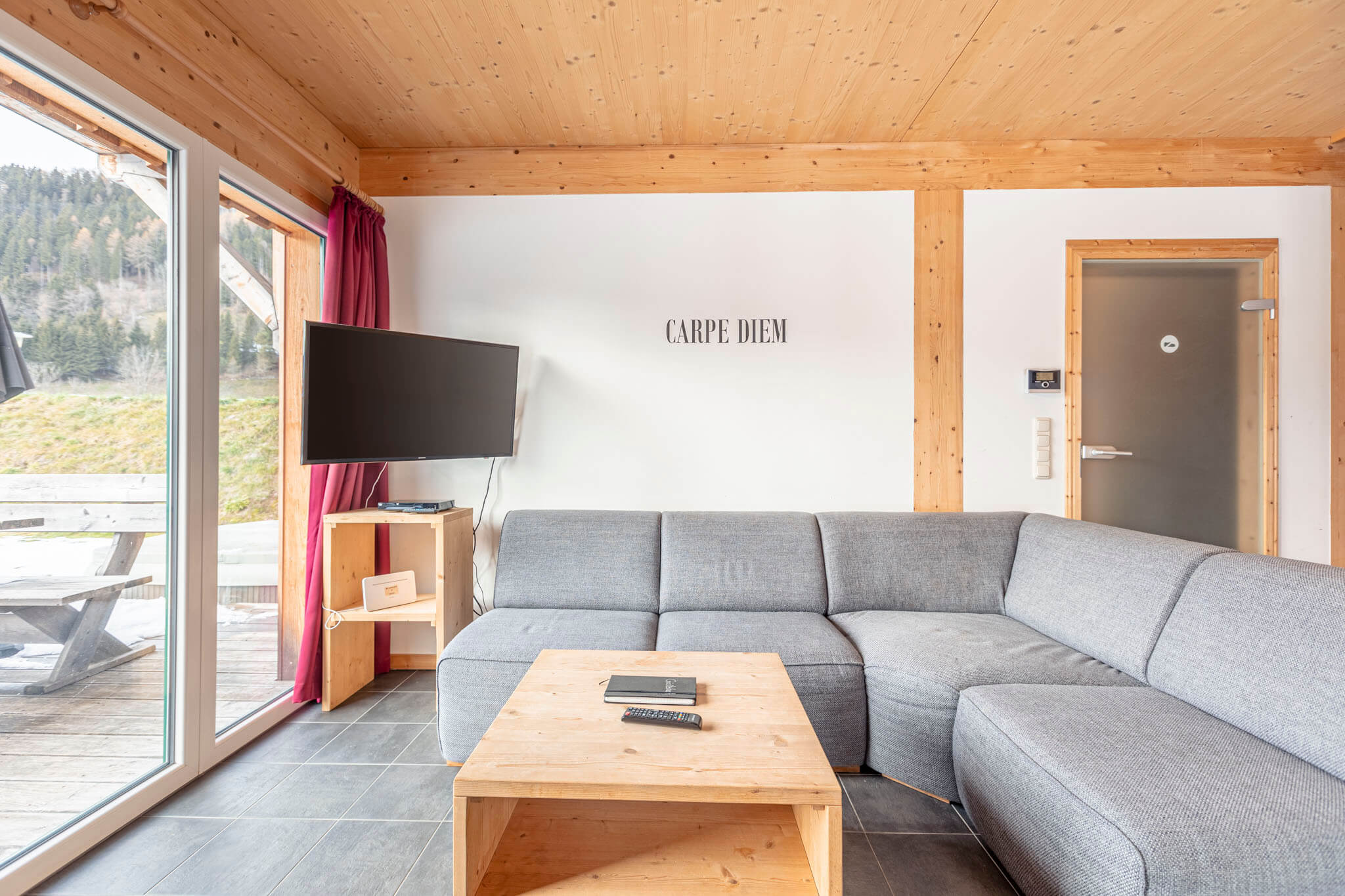 Wohnbereich Chalet Sonneck - Feriendorf Murau Wohnbereich Chalet Sonneck - Feriendorf Murau