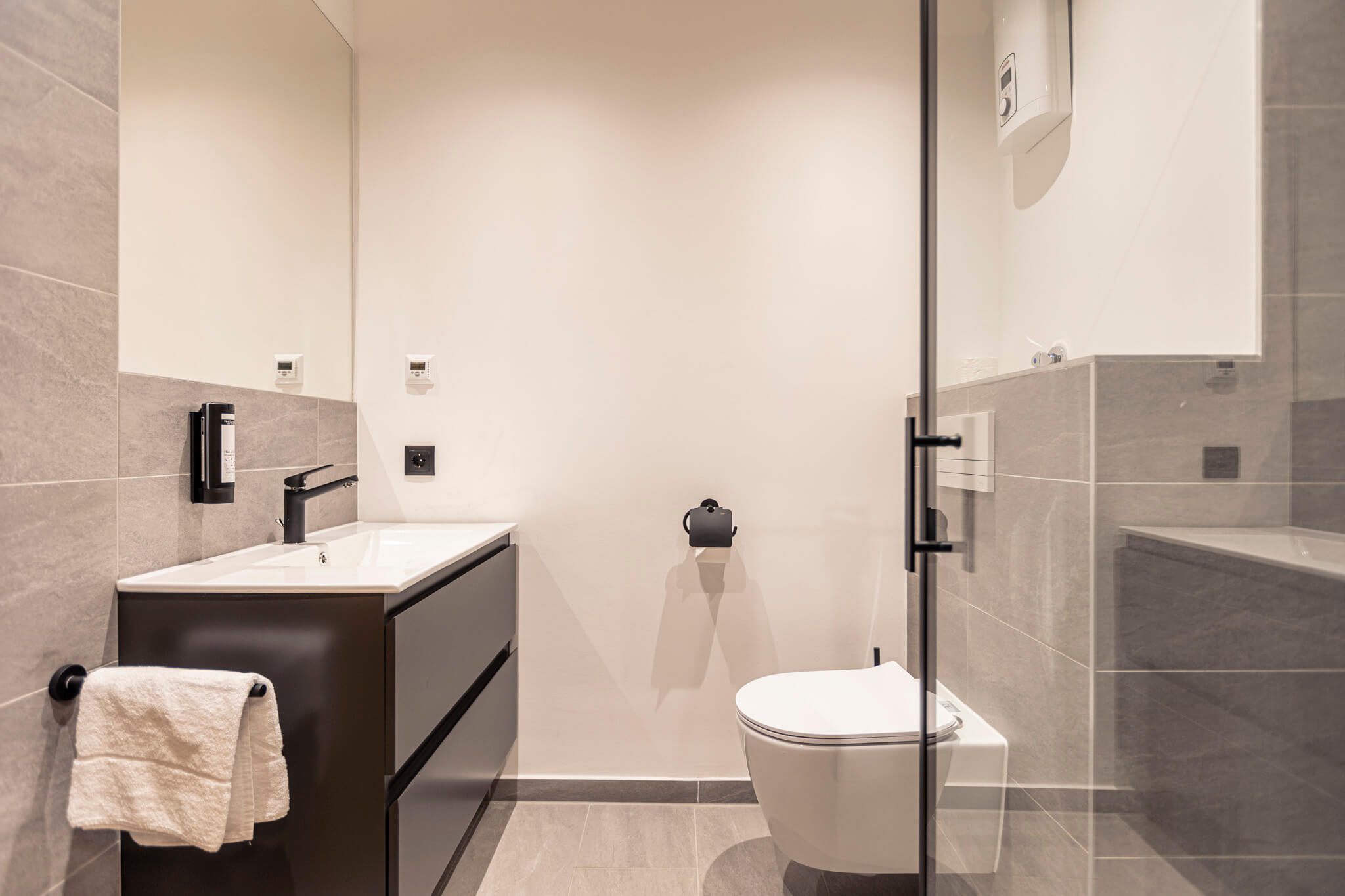 Badezimmer Junior Suite - Saalbach Suites Badezimmer Junior Suite - Saalbach Suites